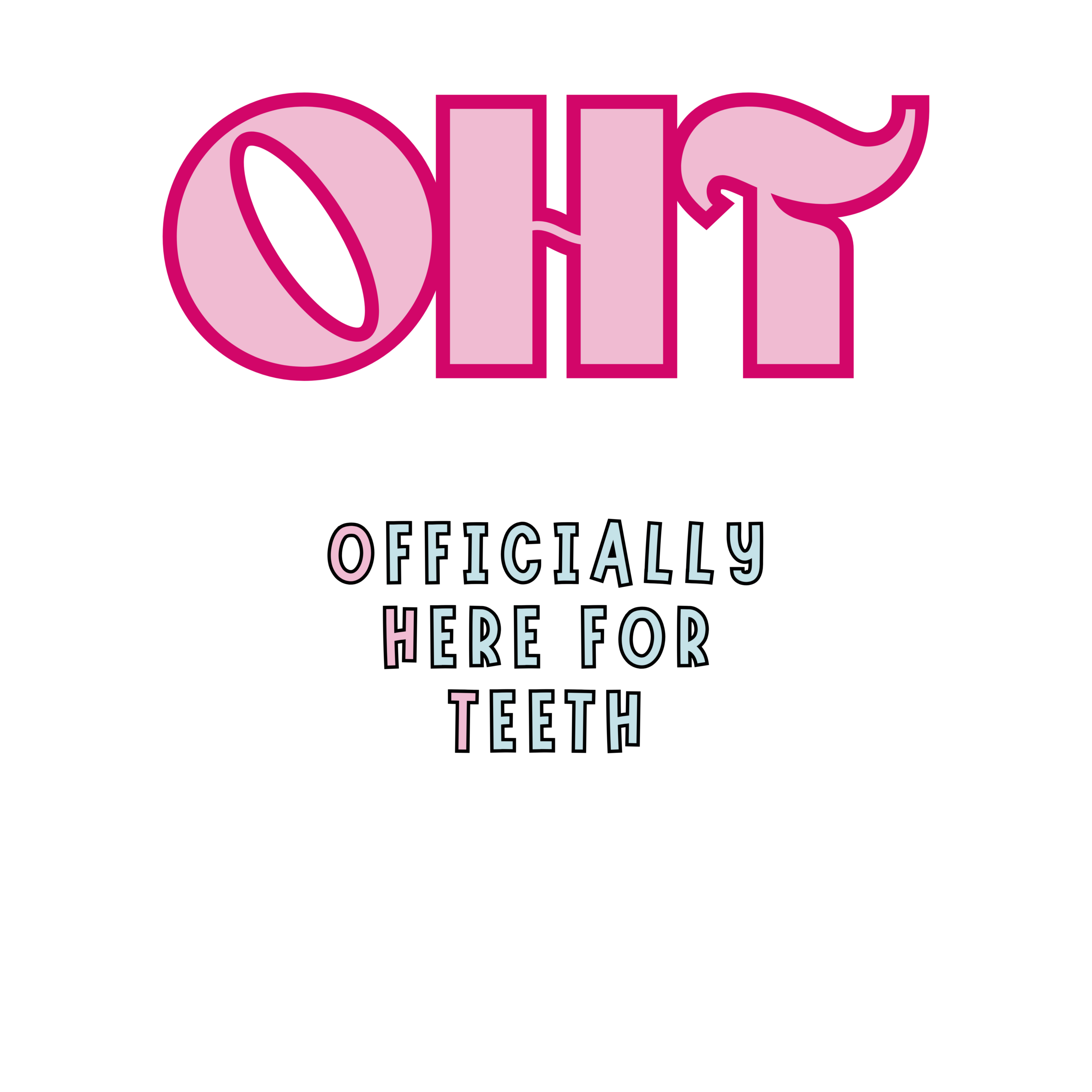 OHT logo print detail